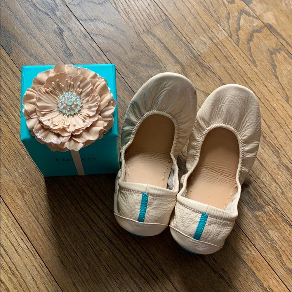 Tieks Biscotti Patent Flats